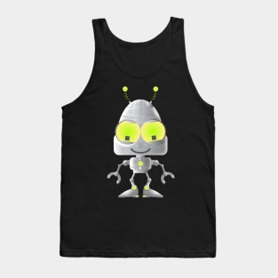 Cute little robot Tank Top